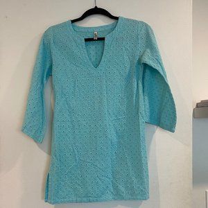 Helen Jon Eyelet Swimsuit Cover Up